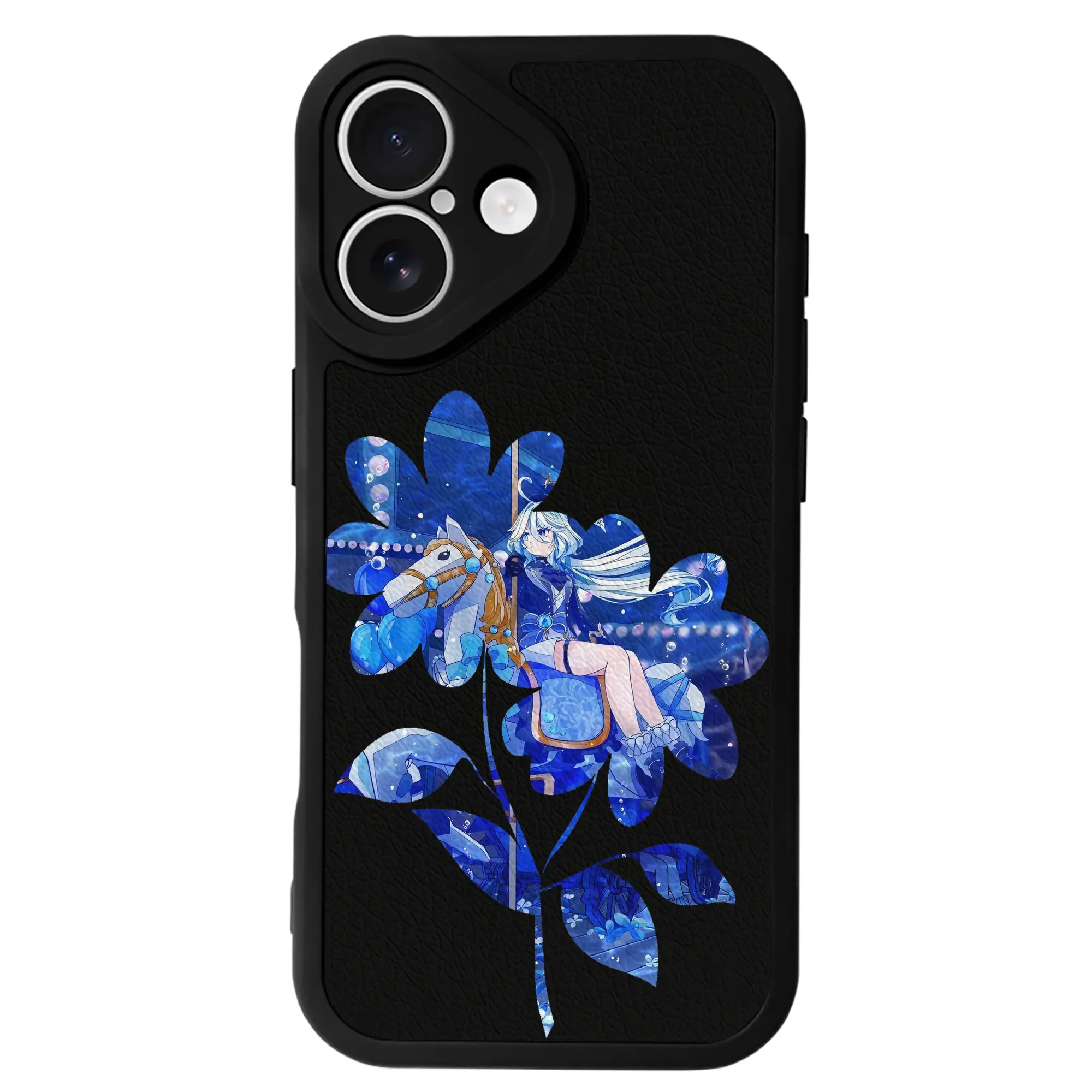 原 神 グッズ フリーナ - IPhone 16シリーズ対応 ・ シリコンスマホケース ・ レザー調 ・ 高精度フィット ・ 耐衝撃 ・ ワイヤレス充電対応 ・ 精密カット